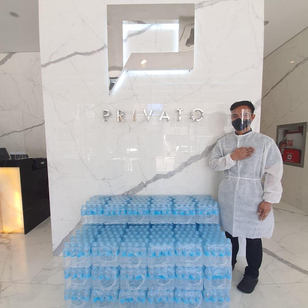1,000 bottled water and 300 hot meals for the Philippine General Hospital (PGH) that caught fire in 2021 